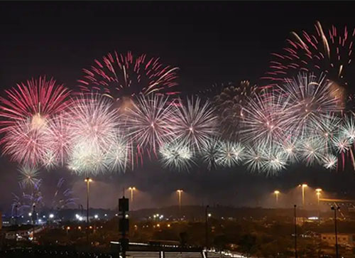 铜鼓县焰火晚会